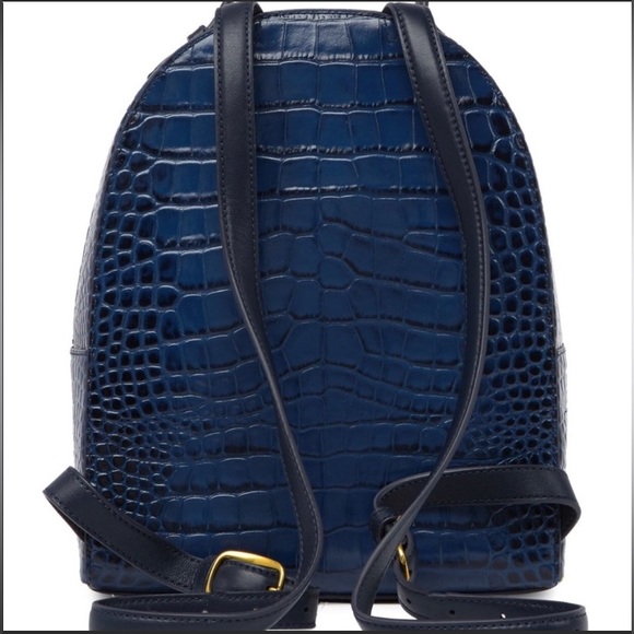 Tory Burch Croc - Embossed Mini Leather Backpack main image 12